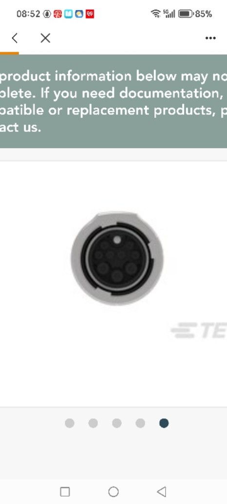 Siemens 6FX2003 0LU54 0LA54 10 Pin Servo Connector