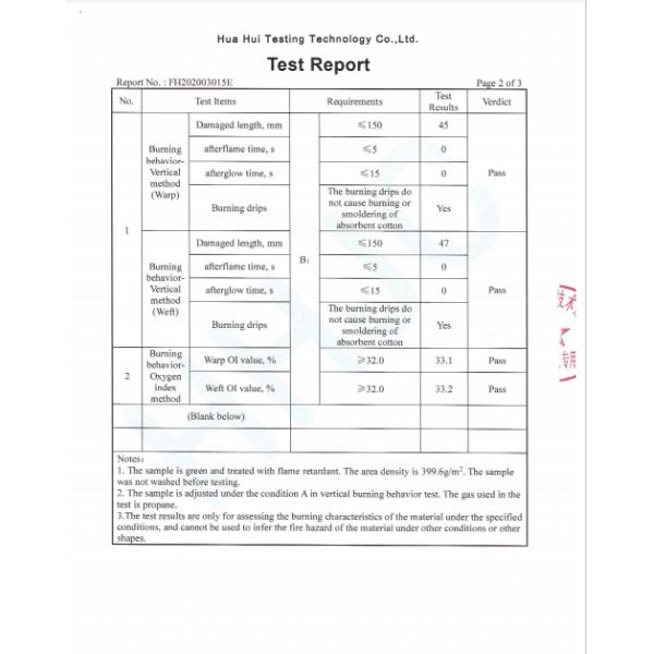 Fire Proof Certification ASTM E84 Artificial Pine Tree