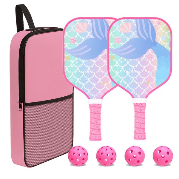 Children'S Pickleball Racket Fiberglass Parent-Child Pickleball For Beginner for Children Toy gift