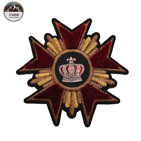 Quality 3D Washable Custom Made Embroidered Patches No Minimum With Logo Embossed for sale