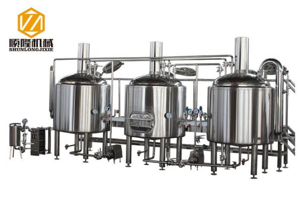 Quality stainless steel craft brewing equipment with bottling and capping machine for sale