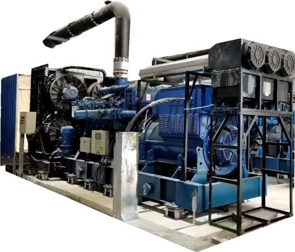 Quality Industrial 2 Mega Silent Generator MTU Engine Power for sale