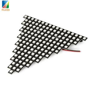 Buy cheap Pixel DIY LED Dot Matrix Screen Triangle Shape WS2812 Full Color Spliceable product