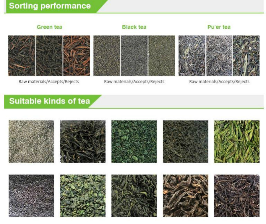Tea Sorting Machine Intelligent full color CCD tea color sorting machine
