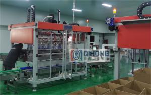 Buy cheap Two Axis Automatic Carton Packing Machine, 15 Boxes/Min, 3 Working Stations product