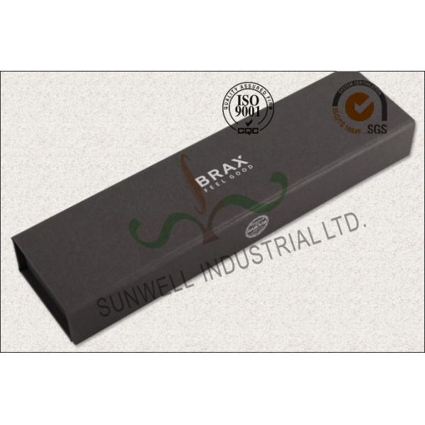 Luxury Rigid Cover Office Paper Box , Hard Cardboard Pen Presentation Packaging Box