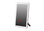 Lighted Make Up LED Cosmetic Mirror 5500-6500K With Time / Temperature Display