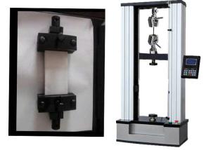 Buy cheap 20KN Door Type Non - Metal Tensile Strength Testing Machine With Full Automatic Control product