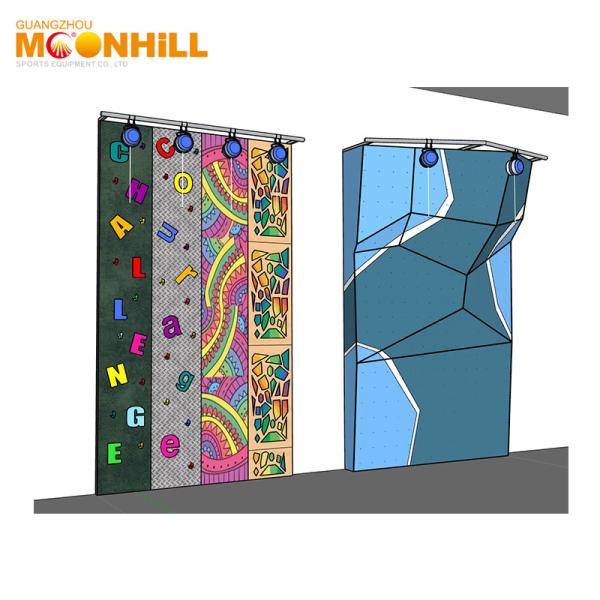 Quality Reaction Game Portable Rock Climbing Wall Treadmill Customized For Children for sale