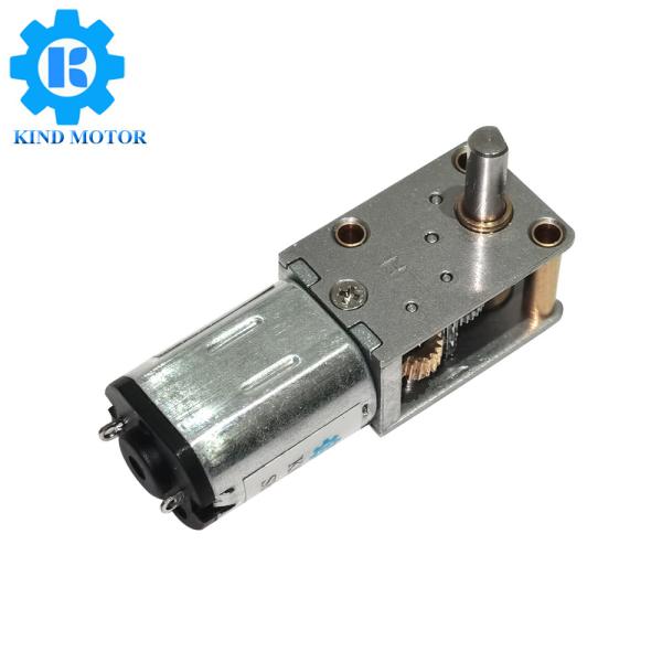 Quality 12 Volt Geared Motor Right Angle 2.2kgCm Rated Torque 2.1W Output Power for sale