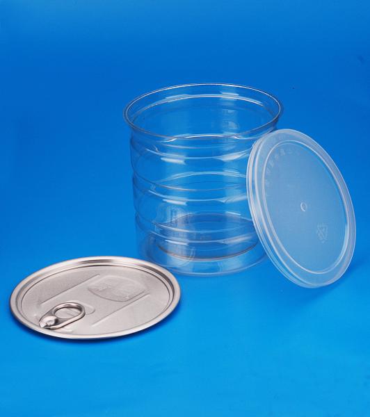 Quality 45G Small Round Clear Plastic Containers With Lids 99 * 100MM Outside for sale