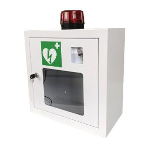 Alarmed AED Defibrillator Cabinets , Wall Mounted External Defibrillator Cabinets