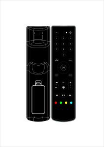 Buy cheap Fully Compliant Bluetooth Remote For Smart Tv Customer Centric Approached Button product