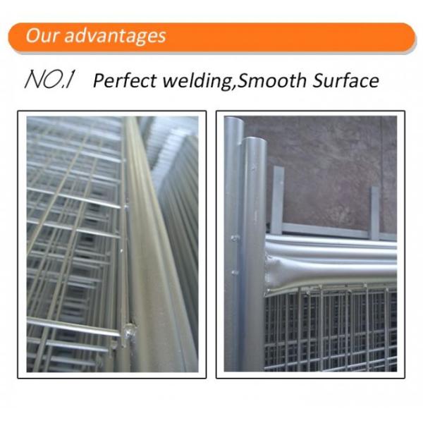 OD 32 Pipes Secure Temporary Fencing Construction Site Fence Panels Industrial Style