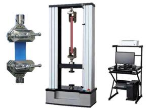 Buy cheap Double Columns Rubber Mateial Universal Tensile Testing Machine With Precise Load Cell product