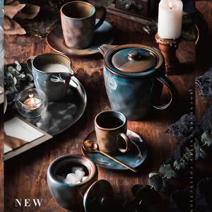 China Embossing Surface 800cc Stoneware Creative Ceramic Teapots Set on sale