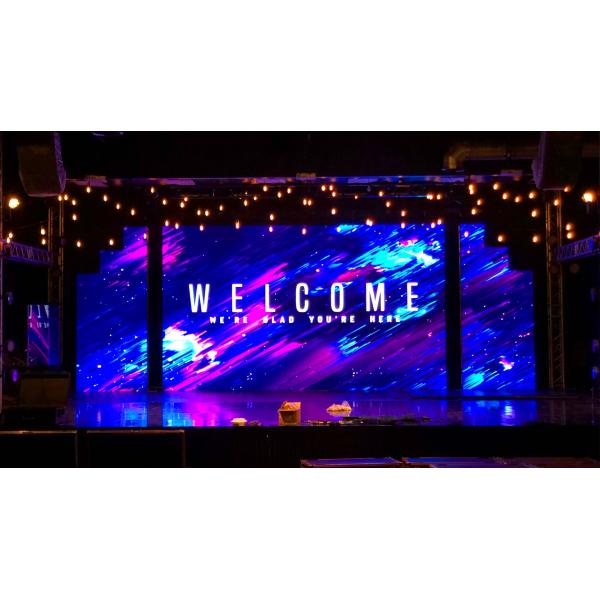 RS-B Series High Refresh Rate High Contrast LED Indoor Rental Screen For Banquet Hall