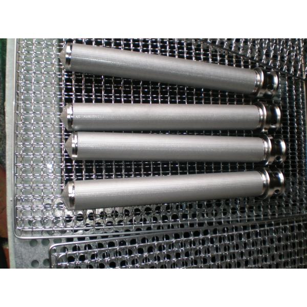 Easy To Clean Sintering Filer Tube Wedge Wire Mesh For Burn Screen
