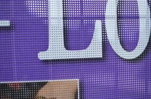 Waterproof Plastic Barrier Fencing Mesh Customized Color Digital Printing Coated Mesh