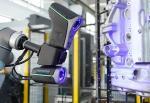 UR5 Universal Robots Cobot With 3D Scanner As Automated 3D Measurement Station