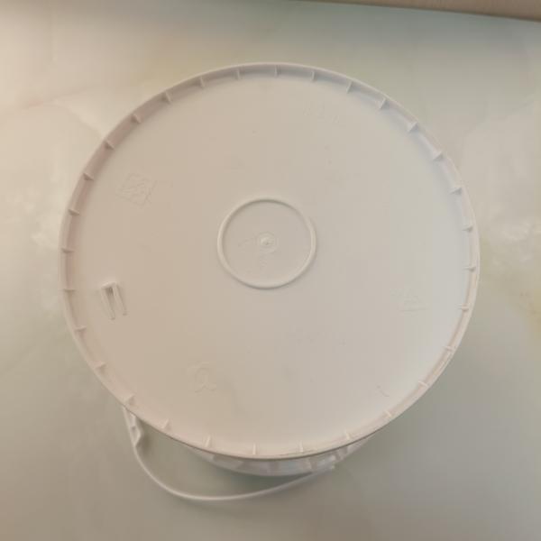 White Black 10L Round Plastic Bucket PP Material With Seal Lid