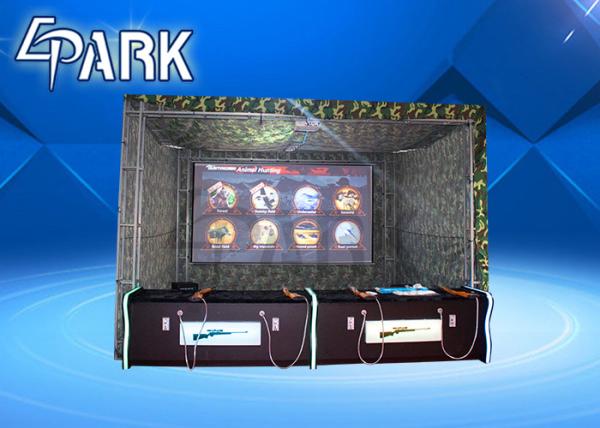 Quality Indoor Virtual Reality Hunting Simulator / FEC Shooting Game Equipment for sale