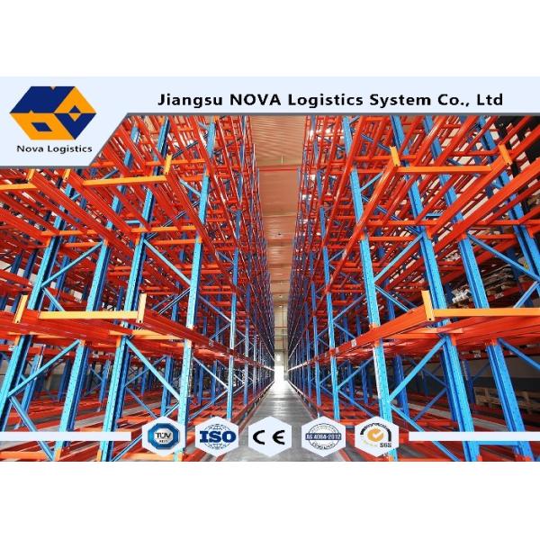 Q235B Adjustable Epoxy Coating VNA Pallet Racking For Industrial Warehouse