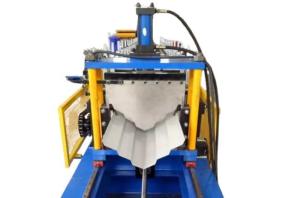 Buy cheap 4kw High Performance Ridge Cap Roll Forming Machine For Seamless Roofing System product