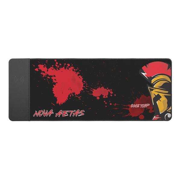 Quality Xxl Gaming Mouse Pad With Wireless Charger Sublimation Custom Printed Logo for sale