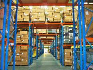 Storage Center Adaptable Selective Pallet Rack With Powder Coat Paint Finish