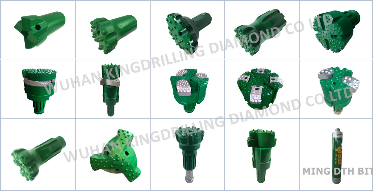 Rock Horizontal Directional Drilling Bits With DHD Spline Shank 165mm