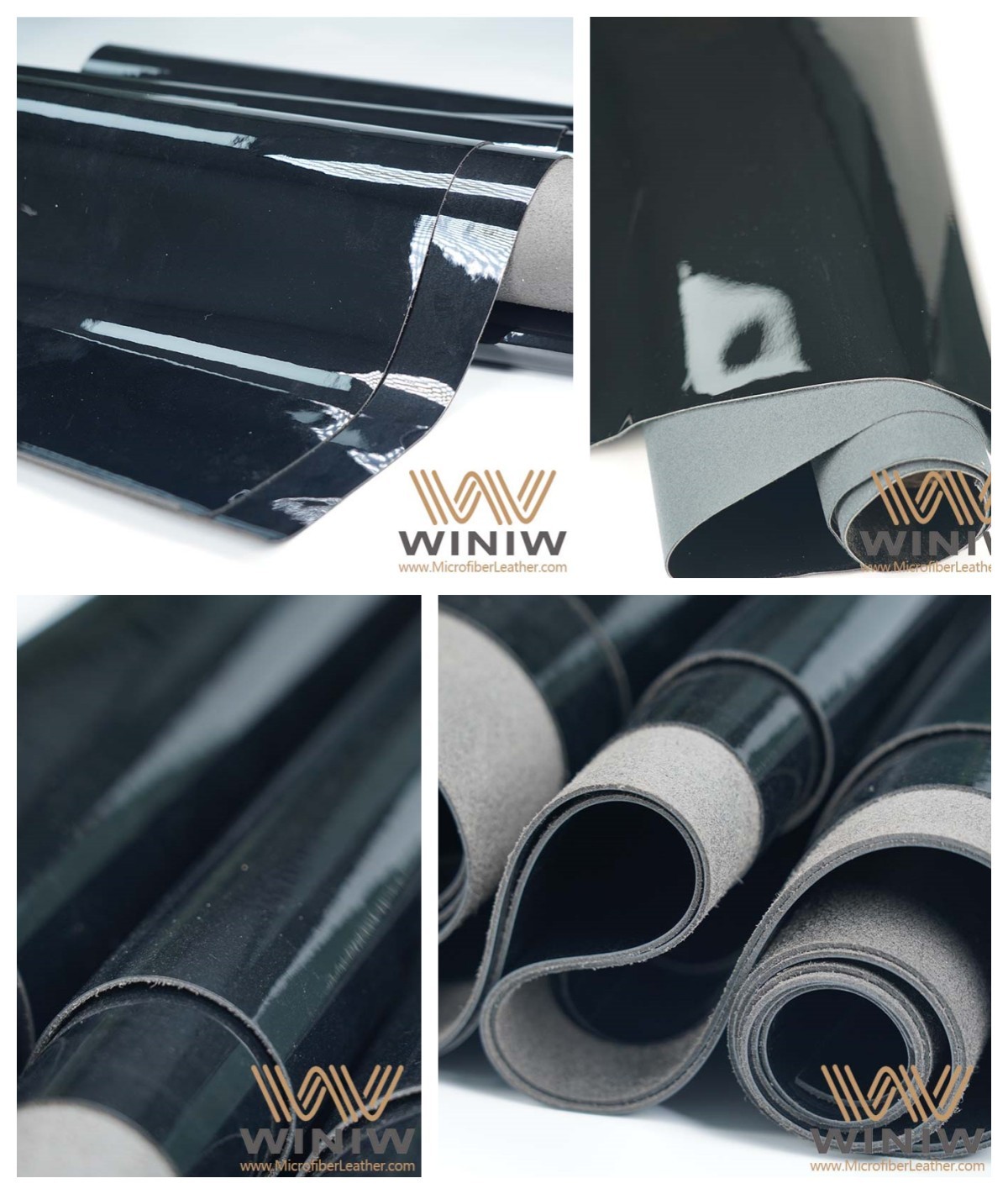 Patent PU Faux Material for Shoes