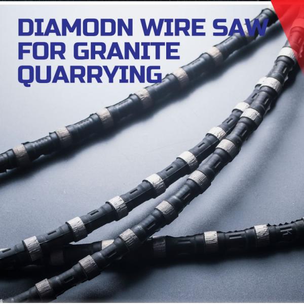 Rubber Spring Diamond Wire Saw for High Production Granite Marble Quarrying Mining