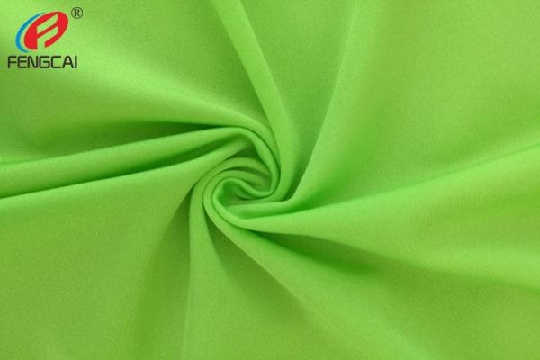 Quality Shiny Nylon Lycra Fabric , 4 Way Stretch Swimwear Nylon Stretch Fabric for sale