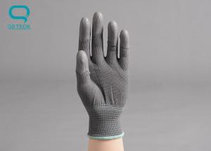 China PU Dispensing Nylon Anti Static Gloves For Clean Room on sale