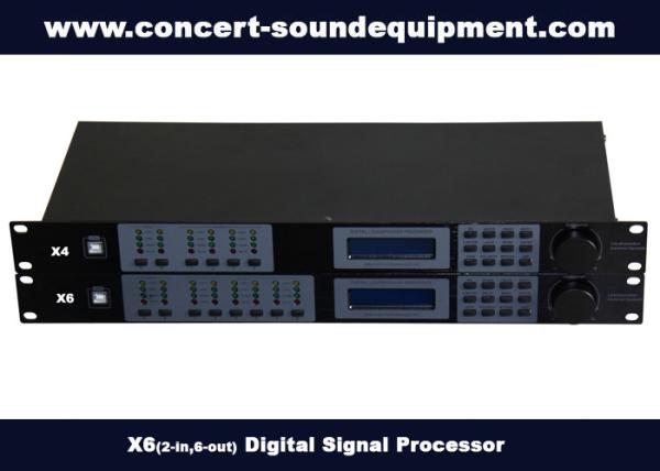 Quality 2 in 6 out Digital Sound Processor / Audio Digital Signal Processor for sale