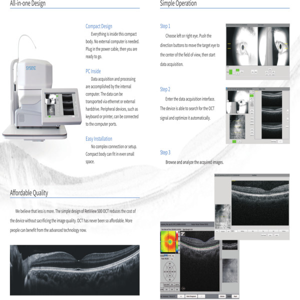 Class I Optical Coherence Tomography Device Continuous Operation Medical Electrical