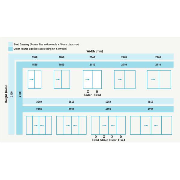 Exterior 4 Panel Aluminium Sliding Patio Doors Sliding Double Glazed 40Db Soundproof