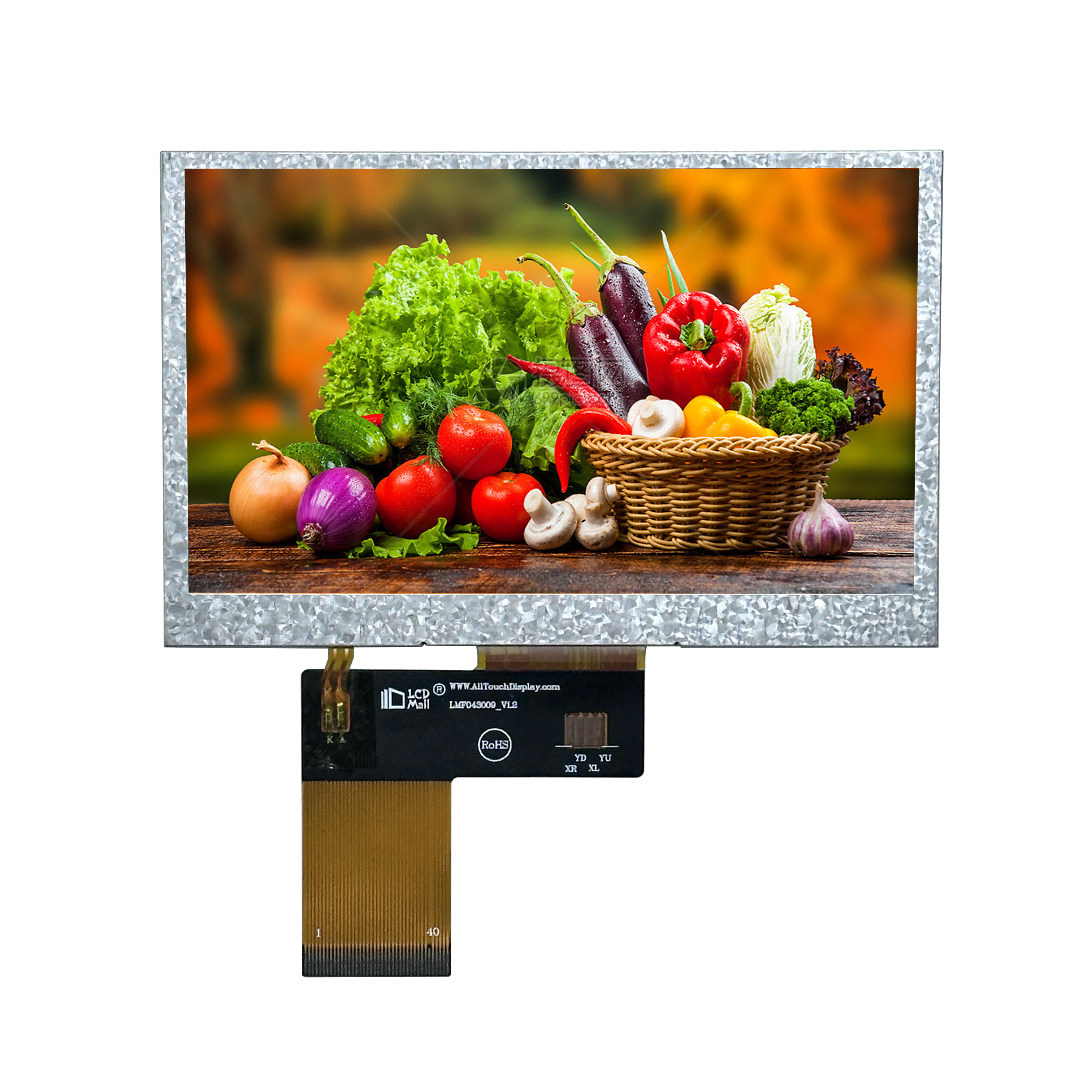 4.3 Inch 480 X 272 RGB TFT LCD Display With Rgb Interface Tft Lcd Module