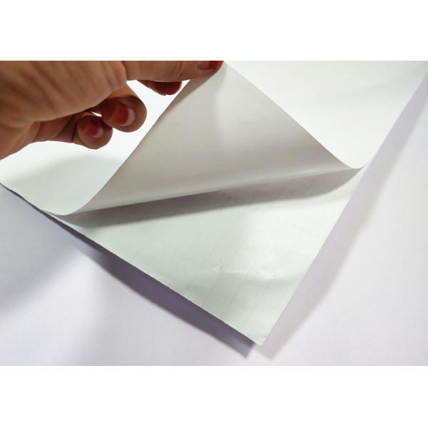 Clean White Solid Color Self Adhesive Wallpaper Water Based Ink Type