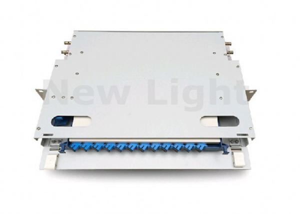 Quality CATV 19 Inch ODF Optical Fiber Distribution Frame 12 Port Core With Standard Size for sale