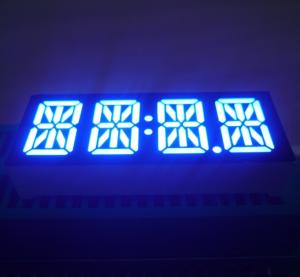China Low Power Ultra Blue 0.47 4 Digit Led 14 Segment Display Common Anode  For STB on sale