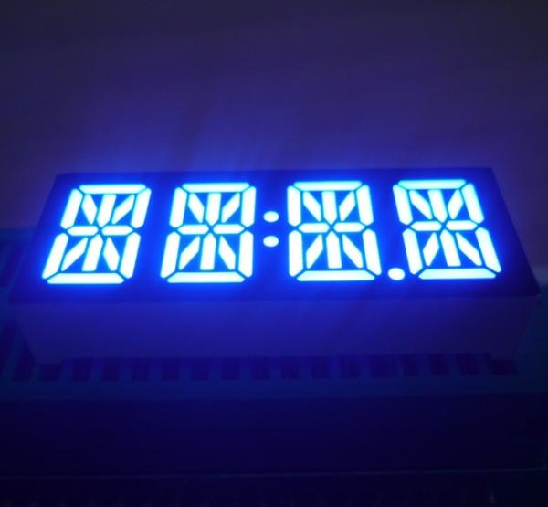 Quality Low Power Ultra Blue 0.47" 4 Digit Led 14 Segment Display Common Anode  For STB for sale