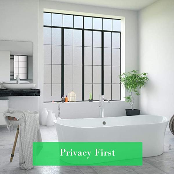 Quality Anti Scratch Building Window Film White Matte Forest Window Film for sale