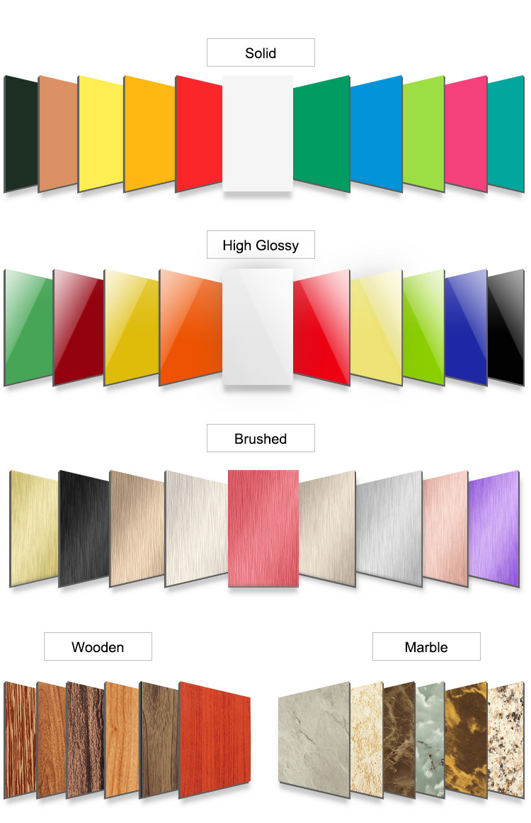 T8 LDP Core Aluminium Cladding Sheet For Decoration