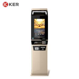 China Identity Authentication Touch 19 Inch Hotel Self Check In Machine on sale