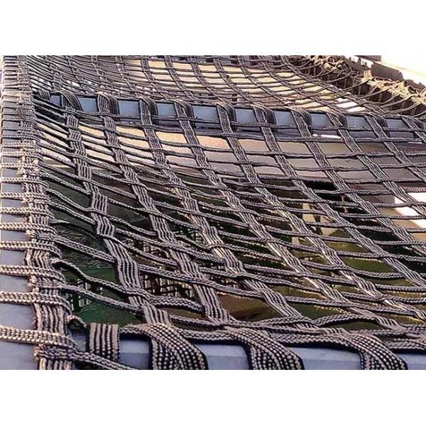 Orange 1×1m 2×2m 4×4m Safety Lifting Net Good Impact Resistance