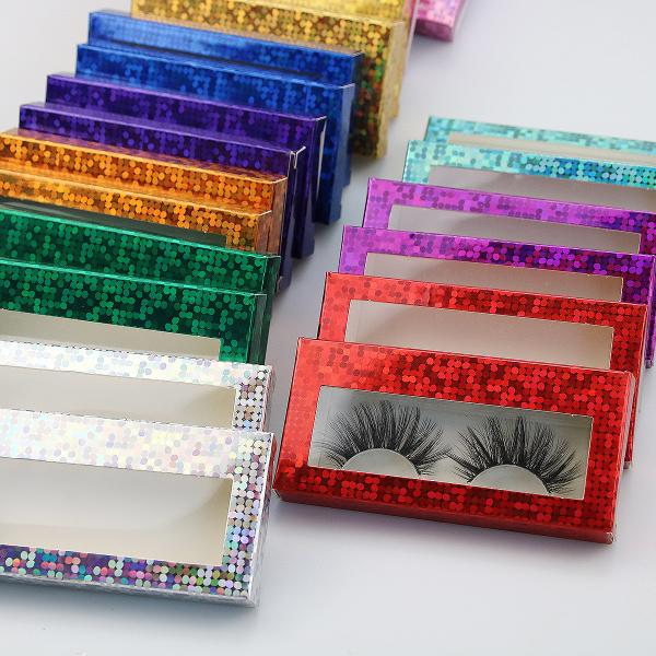 Quality Customized Rigiding Luxury Folding Paper Custom Private Label Logo Eyelashes Box for Craft for sale