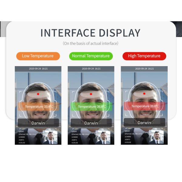 Android 7.1.2 Forehead Infrared Thermometer Face Recognition Camera