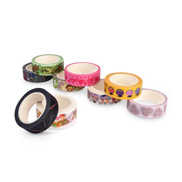 Multi Colored Stationery Set Custom Printing Washi Tape For Craft Supplies